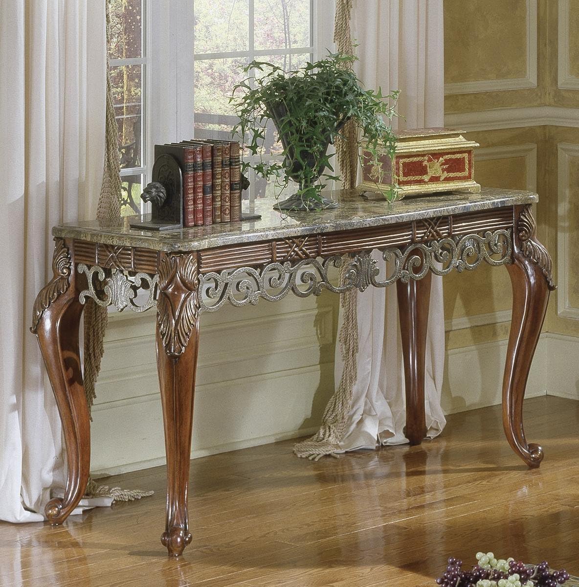 Sofa Table with Marble Top of Barcelona Collection by