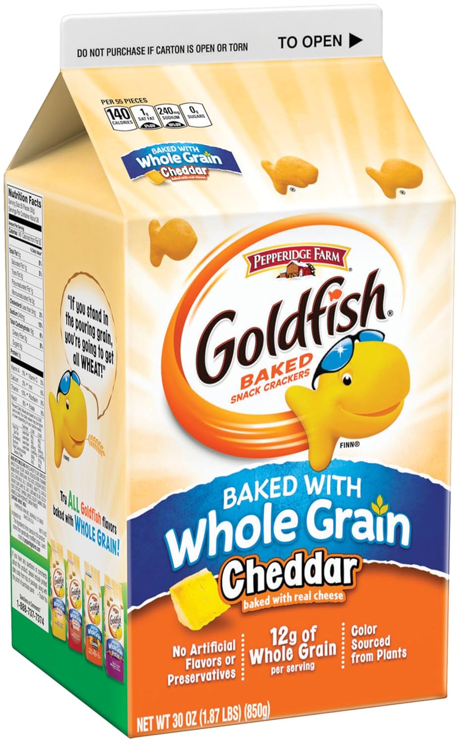 Whole Grain Goldfish Nutrition Label Nutrition Pics