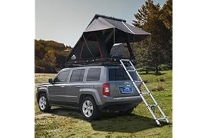 EFFICRAFT Rooftop Tent, Roof Top Tent Hardshell, Waterproof Rooftop Tent Hard Shell for SUV Van Jeep Truck Car Tent, Pop Up Roof Tent Car Camping Tent for 2-3 Person