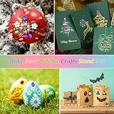 Hoiny 1782pcs Gems Stickers Self Adhesive Rhinestones Crafts Bling view 5