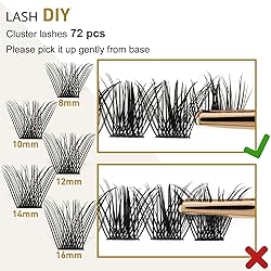 Lash Clusters B02 C Curl 10mm B&Qaugen Eyelash