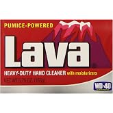 Lava Heavy Duty Hand Cleaner with moisturizers, 5.75 Ounce (Pack of 3) | Bar Soaps, Hand Soaps, Unscented Soaps, Moisturizing Soaps, Green, Solid, Perfume, 5.75 oz., grease, oil
