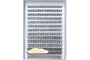 EclatPopu 30D Wispy Lash Clusters - D Curl 9-16mm Mixed False Eyelash Cluster - YM-30-D