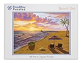 GoodDay Puzzles 48 Large Piece Jigsaw 'Beach