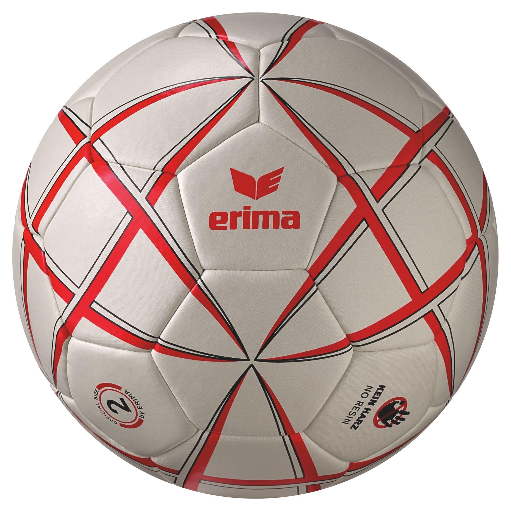 Erima Magic White Training Handball (7202509), weiß/rot, 1