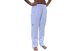 Paradise Towelwear Co. Towel Pants for Swimmers – Cotton Terry Towel Pants – Beach Coverup – Resort Wear – Swim wear