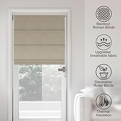 BERISSA Roman Shades for Interior Windows, Room