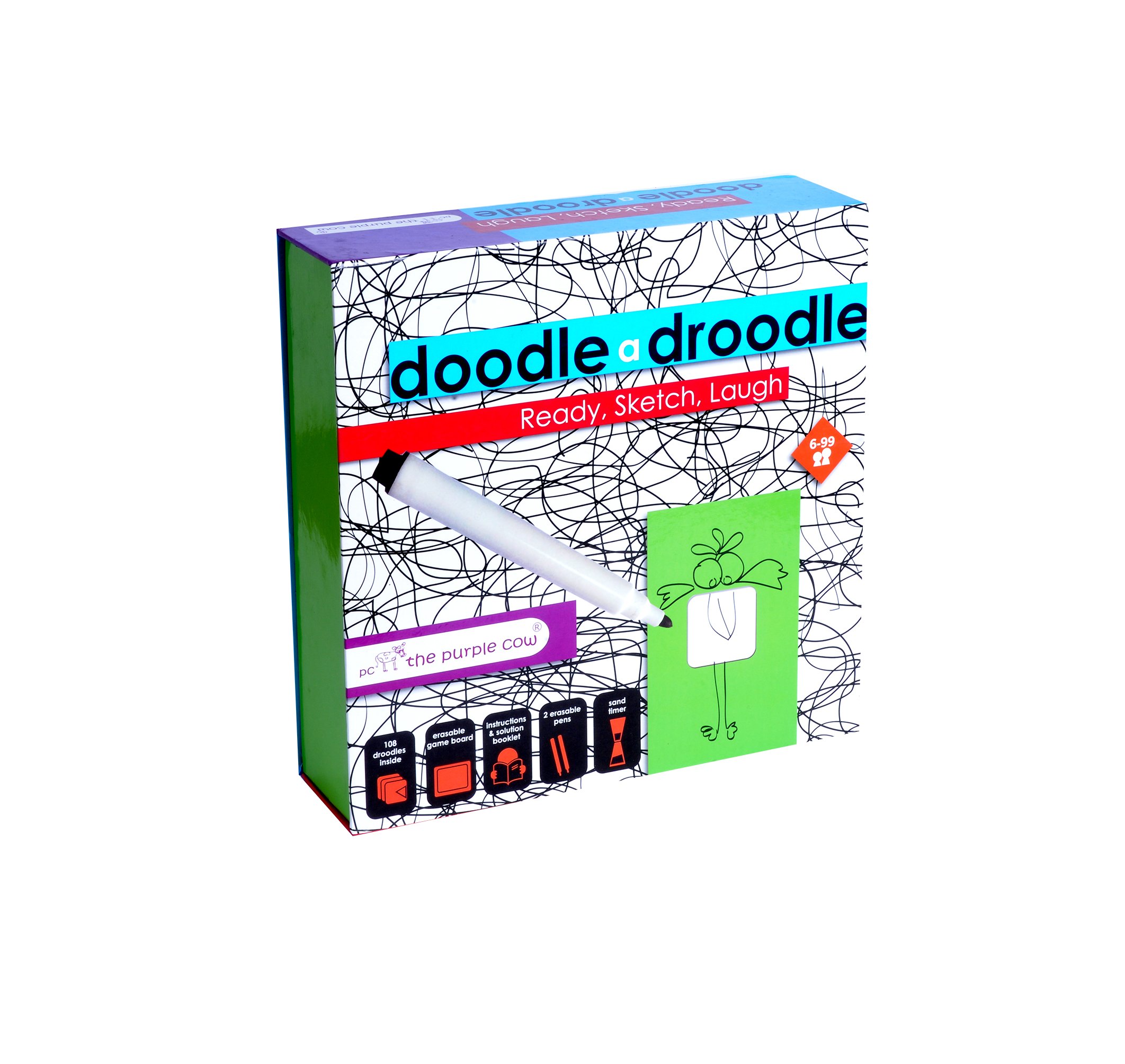 The Purple Cow Doodle Drawing Games - with this