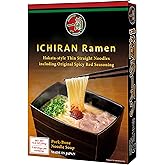 Official ICHIRAN Take-Home Ramen Kit (Pork Bone Broth Flavor), Authentic Tonkotsu Ramen Noodle Soup Imported from Japan