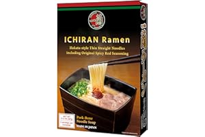 Official ICHIRAN Take-Home Ramen Kit (Pork Bone Broth Flavor), Authentic Tonkotsu Ramen Noodle Soup Imported from Japan