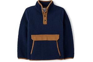 Gymboree Boys and Toddler Long Sleeve Half Snap Sherpa Pullover