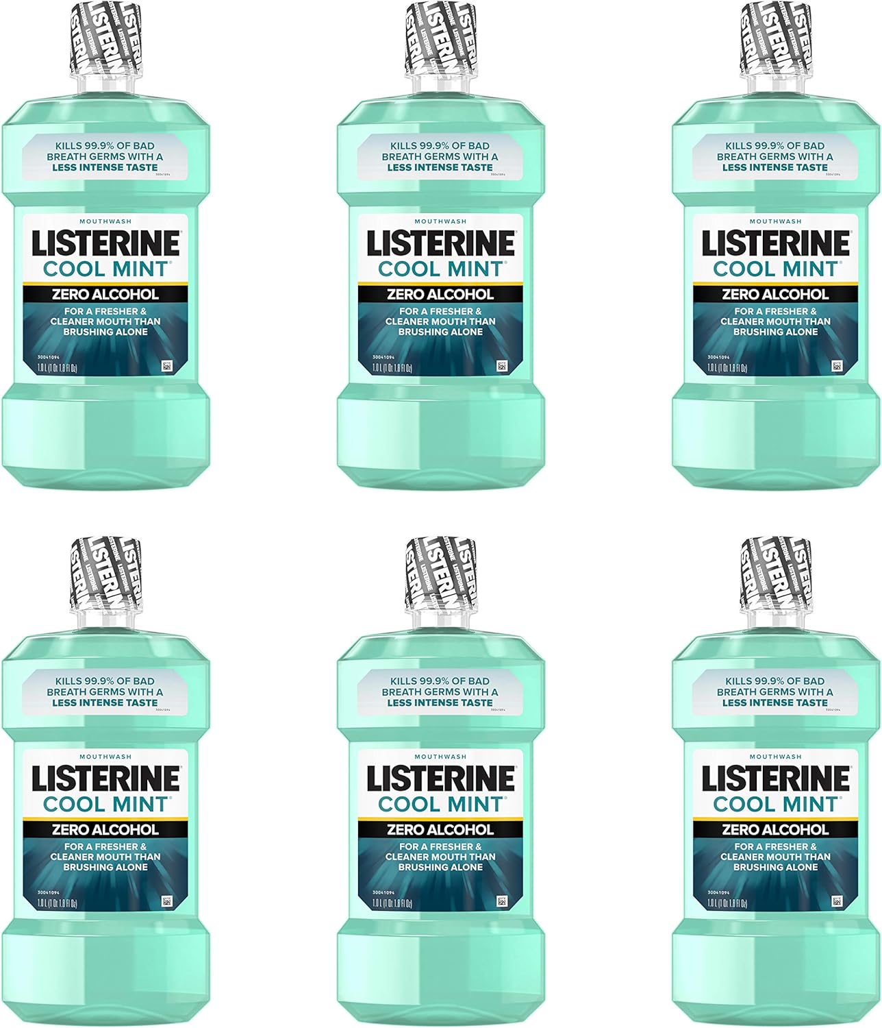 Listerine Zero Alcohol Mouthwash, Less Intense AlcoholFree Oral Care