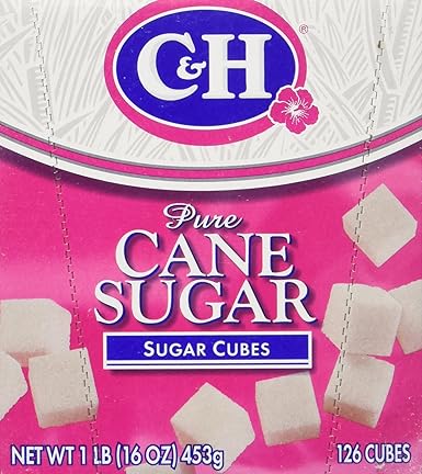 Amazon Com C H Pure Cane Sugar Sugar Cubes 16 Oz Grocery