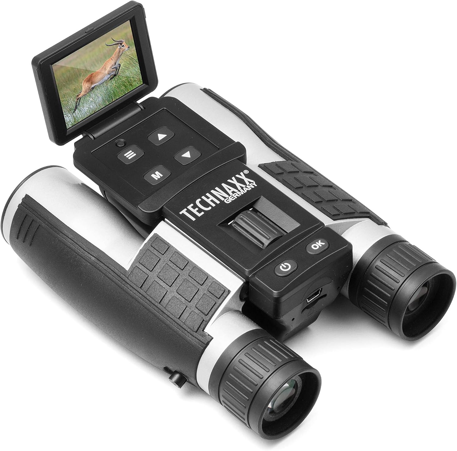 Technaxx 4863 FULL HD BINOCULARS WITH TX-142 SCREE, Black