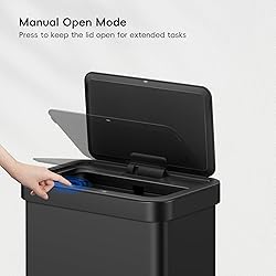 EKO Nova Sensor Trash Can, 21 Gallon/80 Liter