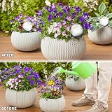 SevenMye 12 Pcs Plant Watering Globes Self Watering Bulbs 13cm PVC Blue view 5
