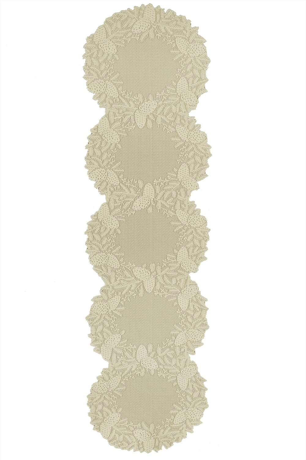 Best ivory paisley table runner