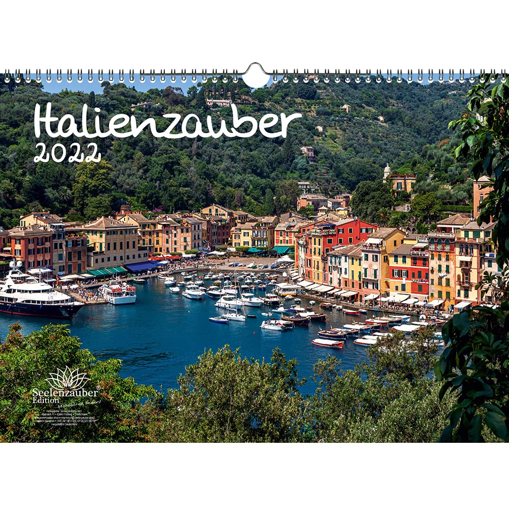 Seelenzauber Italian Magic DIN A3 Calendar for 2022 Italy – Soul Magic (K2022-3W-00335-D-0)