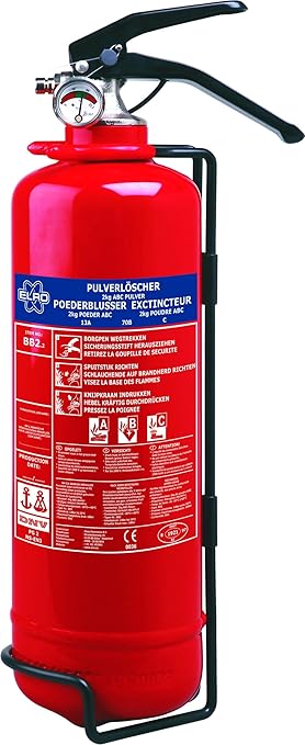 Elro Bb2 Extincteur A Poudre 2 Kg Abc Amazon Fr Bricolage
