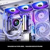 Thermalright Frozen Notte 360 WHITE ARGB CPU Cooler 3x120mm PWM Fan LGA 1700 AM4 view 6