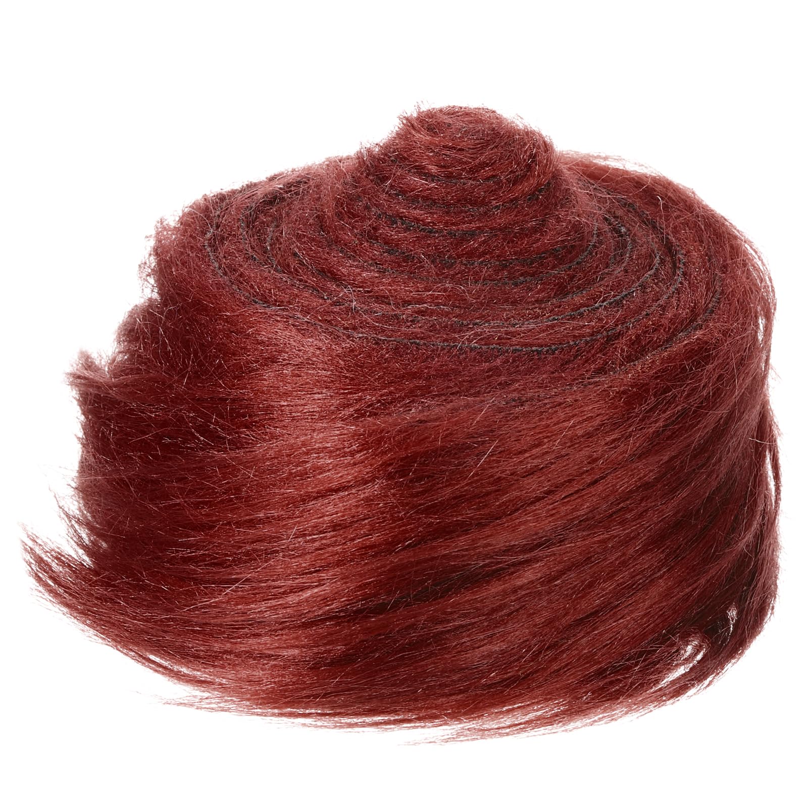PATIKIL Plush Faux Fur Fabric Precut Strips, 59" x 2" Fluffy Faux Fur Ribbon for DIY Crafts Christmas Halloween Gnome Beard, Red