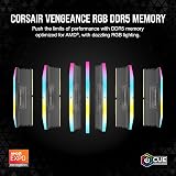 Corsair Vengeance RGB DDR5 32GB (2x16GB) 5600MHz CL40 AMD EXPO Intel XMP Grey view 2