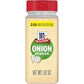 McCormick Onion Powder, Non GMO, Made with Fresh, Whole, Onions, For Bringing Consistent Onion Flavor to Meals &amp; Recipes, 7.62 oz