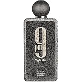 Afnan 9 PM Night Out Unisex Extrait de Parfum, 3.4 Fl. Oz