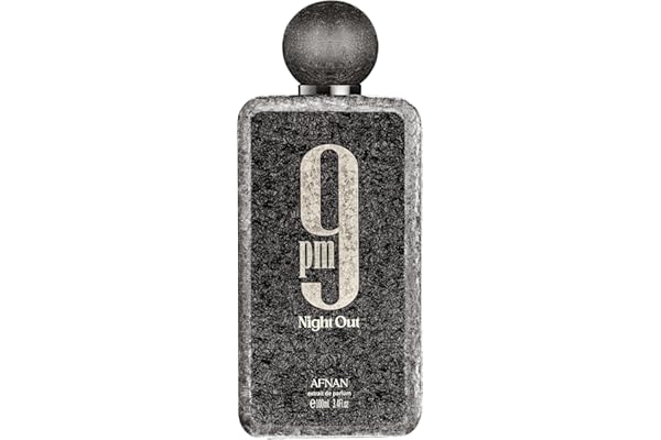 Afnan 9 PM Night Out Unisex Extrait de Parfum, 3.4 Fl. Oz