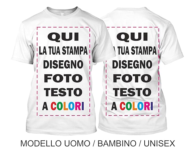 maglia con stampa personalizzata