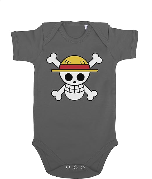Ruffy Straw Hat Logo Baby Strampler Body Luffy Ruffy One Monkey
