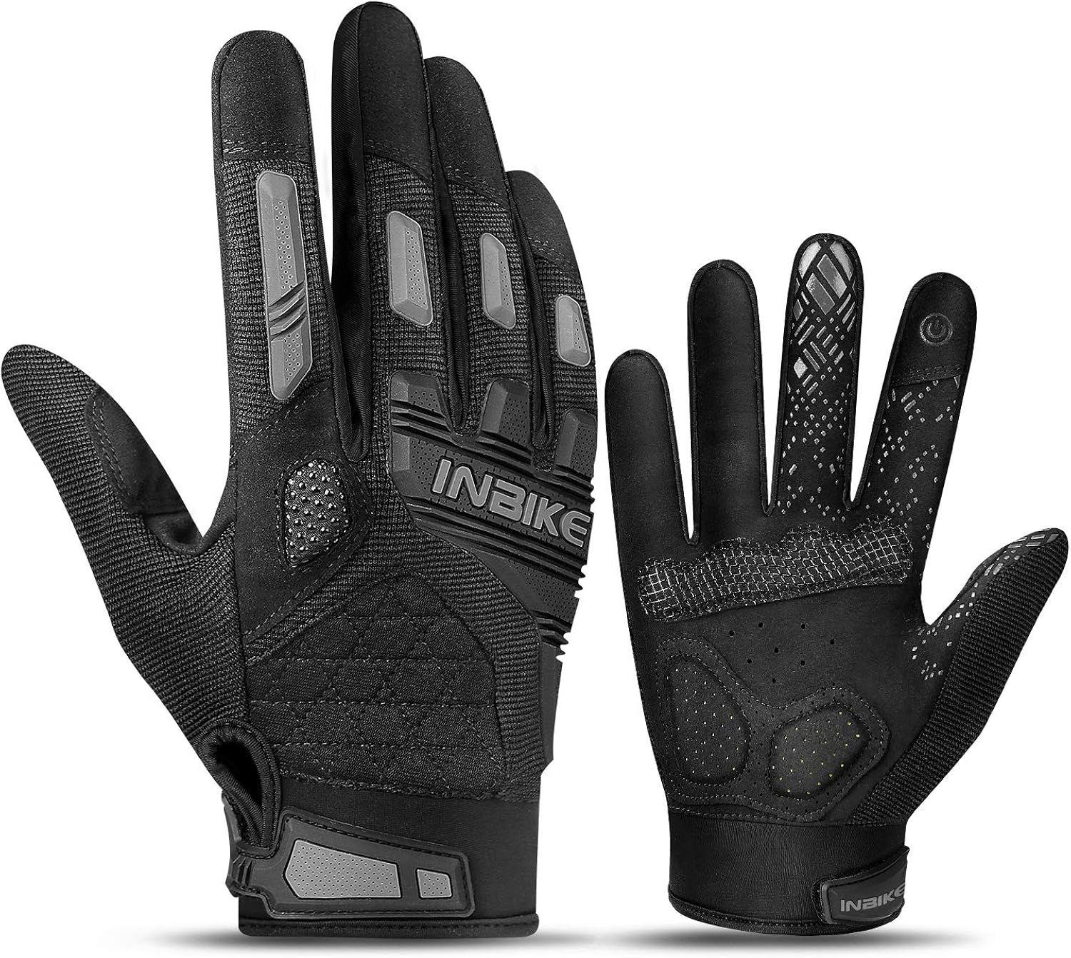 INBIKE Fahrradhandschuhe MTB Langfinger - Atmungsaktiv & Touchscreen-fähig