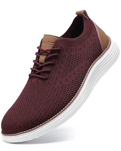 VILOCY Men's Casual Dress Sneakers Lace-Up Oxfords Business Mesh Breathable  Walking Shoes Tennis Comfortable in Kenya | Whizz Fashion Sneakers