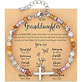 AryaHozel Christian Cross Bracelet for Women - Valentine's Day Gifts for Her, 13th to 60th Birthday Gifts for Women | Christmas/Graduation/Easter Gift, Religious Jewelry