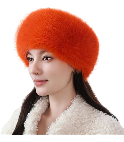 Amazon.com: MH Bailment Faux Fur Headband with Elastic for  display picture 3