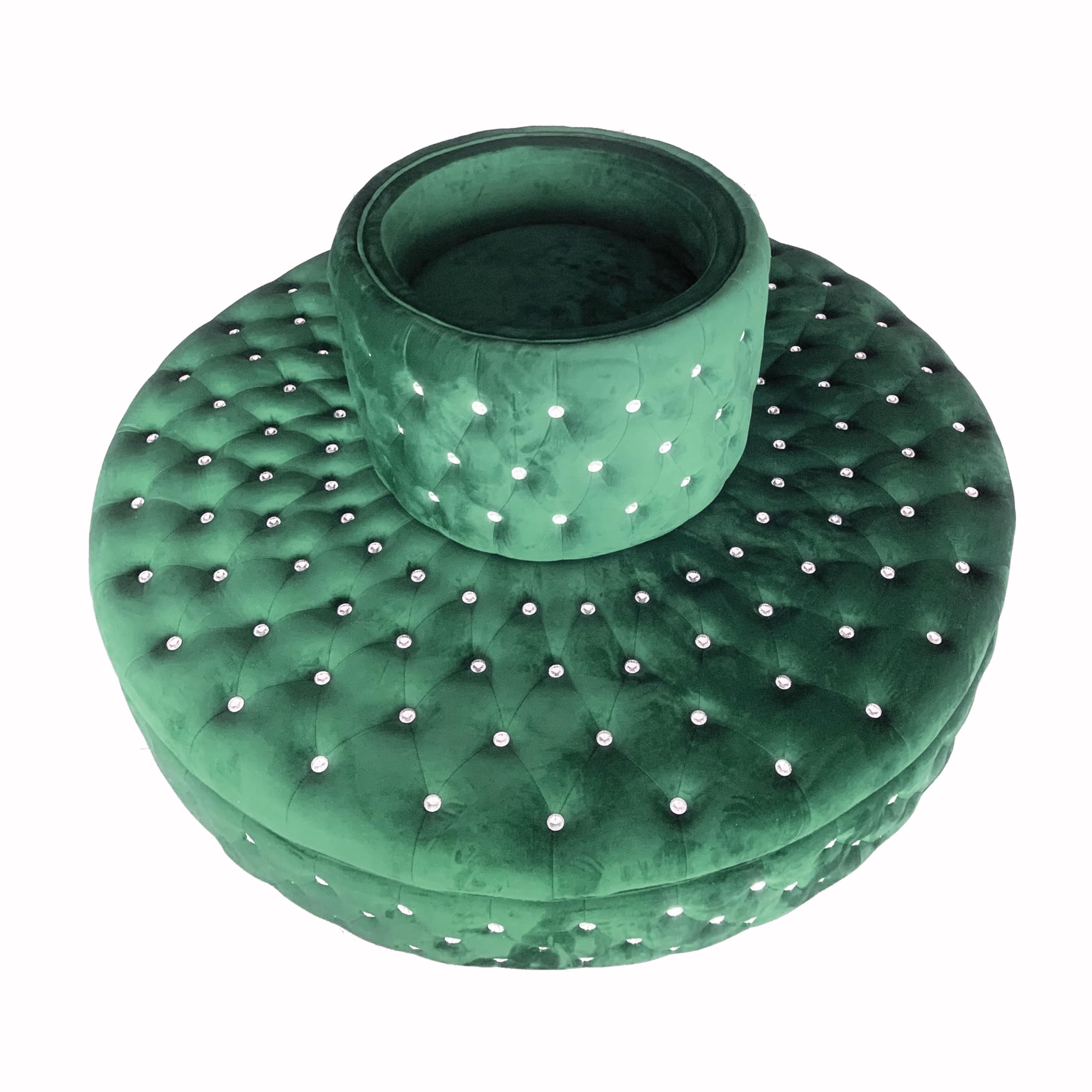 SOLIDLEAF 71" Tufted Circular Sofa Round Banquette