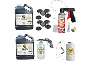 woolwax 2 Gallon Undercoating Kit Bundle w/PRO Gun & 2 Wands. Black Color.