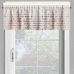Ambesonne Pastel Valance & Tier Curtain 3 pcs