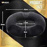 iMedic Memory Foam Donut Cushion – Ergonomic Seat Cushion for Tailbone Pain view 7