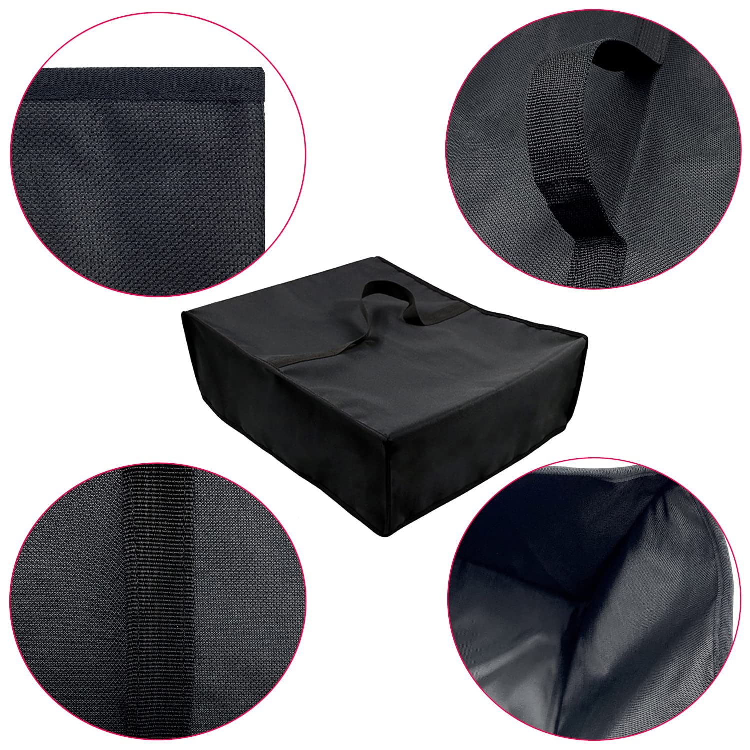 Wanty Black Antistatic Water-proof Dust-proof Nylon Fabric Printer Cover Case Protector for Yamaha R-S202BL/R-S500BL/R-N301BL/RX-V681BL Stereo Receiver/OPPO UDPSony STR-DH540/STR-DH100 Stereo Receiver