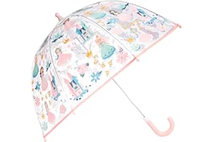 Stephen Joseph, Clear Color Changing Bubble Umbrella, Kids Toddler Umbrella with Dome Canopy