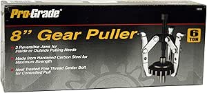 Pro-Grade Tools 18203 8" Adjustable 2 or 3 Jaw Gear Puller - 6 Ton