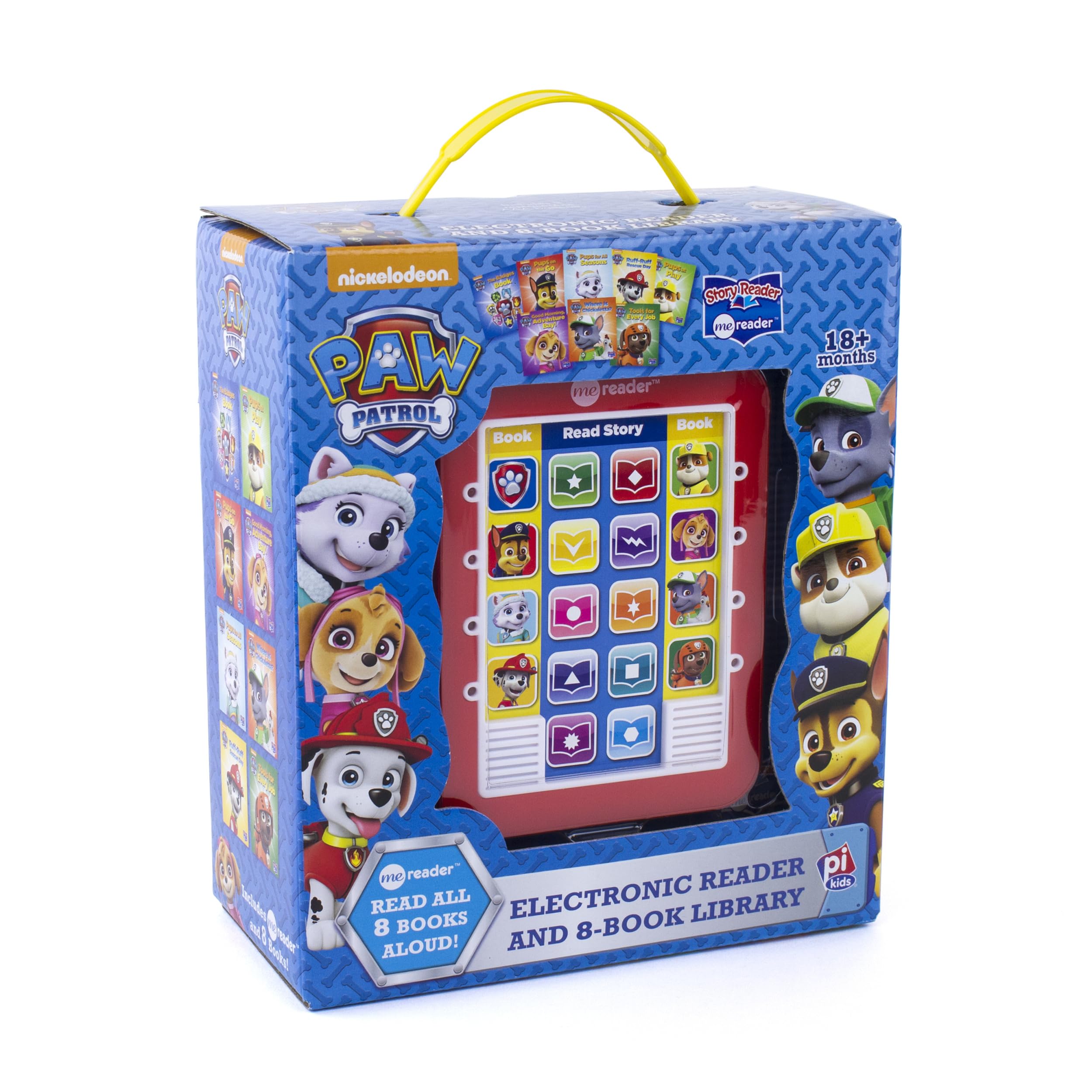 Nickelodeon Paw Patrol Chase, Skye, Marshall, and More! - Me Reader Electronic Reader and 8 Sound Book Library - PI Kids