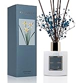 COCORRÍNA Reed Diffuser - Cashmere Vanilla 6.7 fl oz Reed Diffuser for Bedroom Bathroom Home Décor