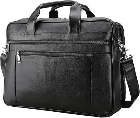 men's 17 inch leather laptop bag