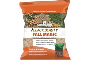 Jonathan Green (10768) Black Beauty Fall Magic Grass Seed - Cool Season Lawn Seed (7 lb)