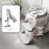 Jool Baby Potty Training Seat with 2 Step Ladder Grey view 2