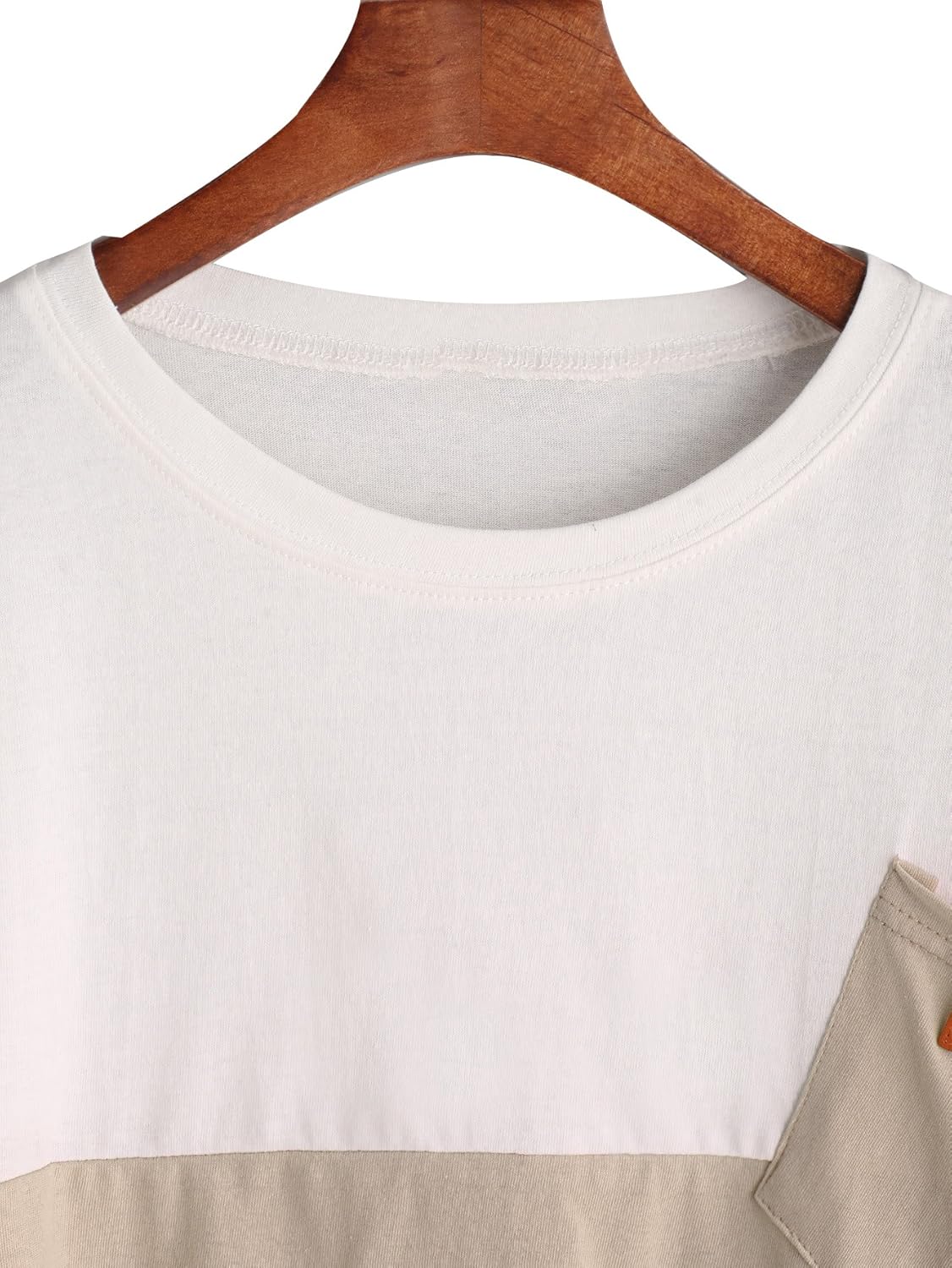 SweatyRocks Women's Color Block Half Sleeve High Low Casual Loose T-Shirt Tops at  Women’s Clothing store
