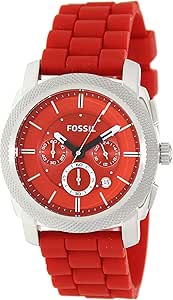 reloj fossil rojo para hombre