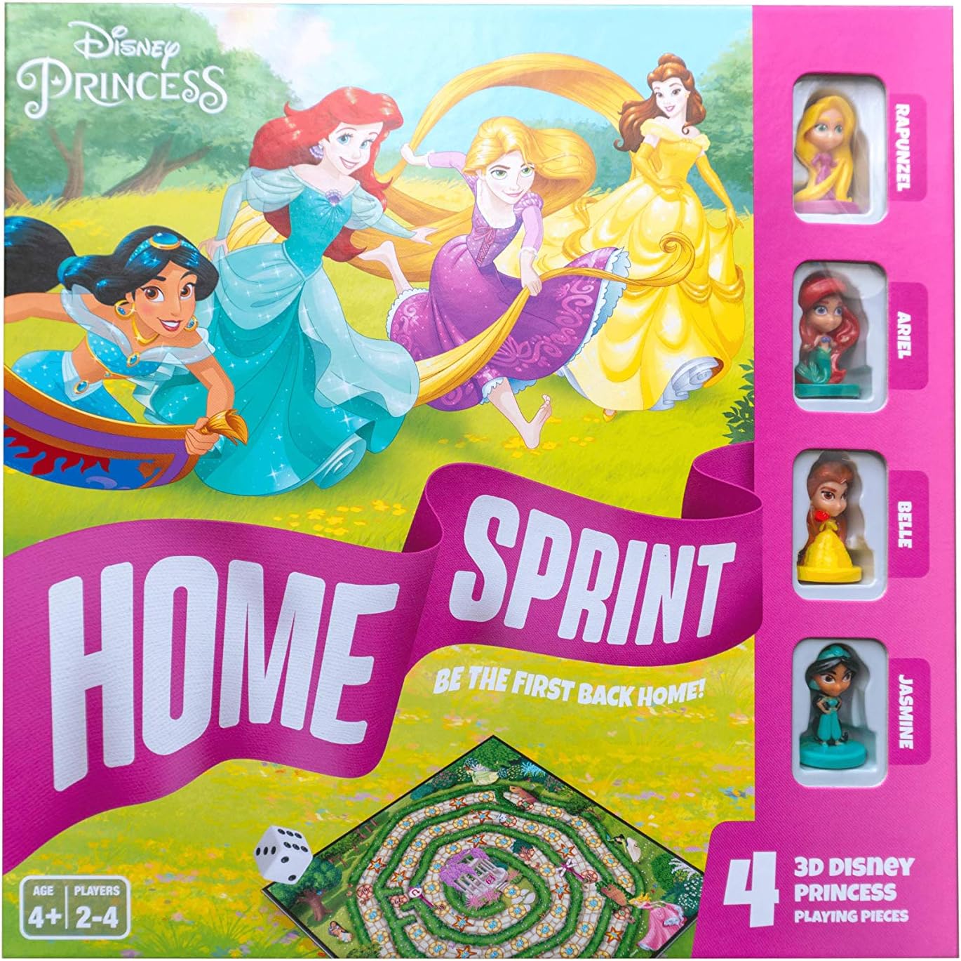 Disney Princess Home Sprint Board Game for Kids Age 4 Years Old ...